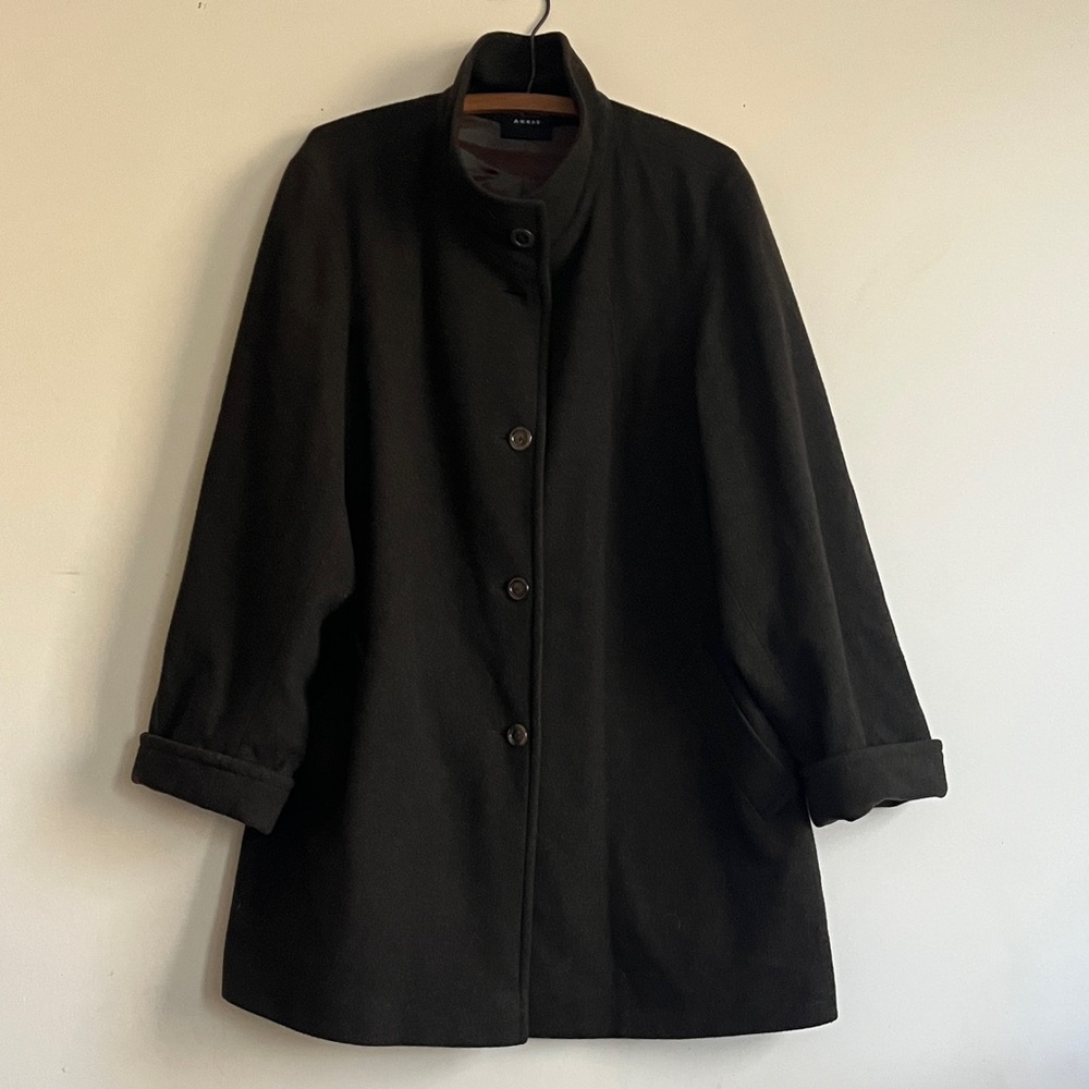 Akris Coat Wool Cashmere US 12 EUC